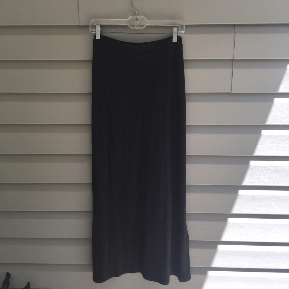 Black maxi skirt